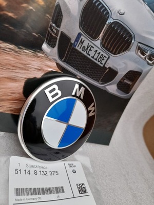 LOGOTIPO EMBLEMA INSIGNIA TAPA DE MALETERO PARTE TRASERA DEMMEL BMW Z4 E85 MADE IN ALEMANIA 82MM  