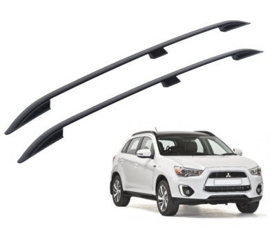 Mitsubishi asx peugeot 3008 рейлинги кровельные чёрные багажник фото №1