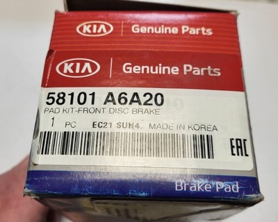 PADS BRAKE FRONT KIA WITH 58101A6A20  