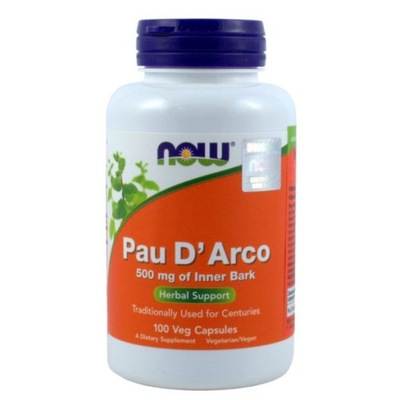 Suplement diety Now Foods Pau D'Arco 500 mg 100 kapsułek