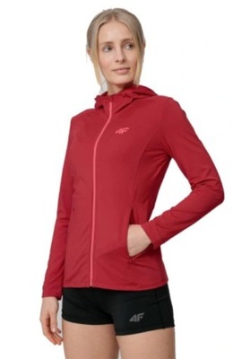 Bluza damska treningowa 4F BLDF011 L22 sportowa XL czerwony