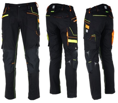 PANTALONES ROBOCZE DE PROTECCIÓN MESKIE PARA CORREA NEGRAS 250G ARDON CREATRON R.64  