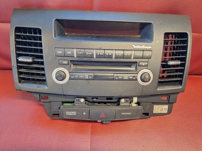 Mitsubishi lancer 8 viii 10 x 07- панель радио радиопроигрыватель cd чейнджер фото №1