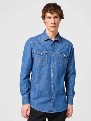 Koszula jeansowa męska Wrangler 112350488 L