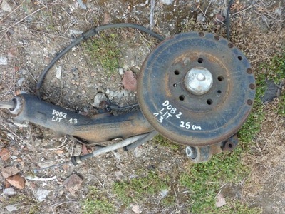 Ступица рычаг fiat doblo 2 ii combo d левая задняя фото №1