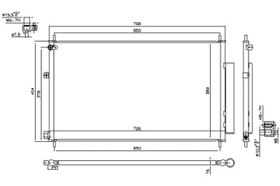 NISSENS CONDENSADOR DE ACONDICIONADOR HONDA CR-V IV 1.6D 2.0 10.12-  