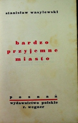 Bardzo przyjemne miasto 1929 r