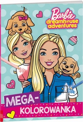 Barbie Dreamhouse Megakolorowanka KOL-1201 - KD