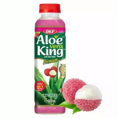 Napój aloesowy o smaku liczi Aloe Vera 500 ml