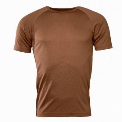 Koszulka Męska Termoaktywna Wojsowy T-Shirt Brązowy Armia Holenderska :M