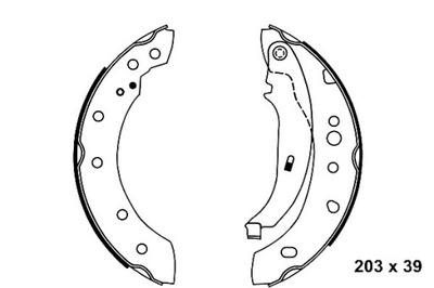 ATE КОЛОДКИ ГАЛЬМІВНІ PEUGEOT 206 206+ 1.1-2.0D 08