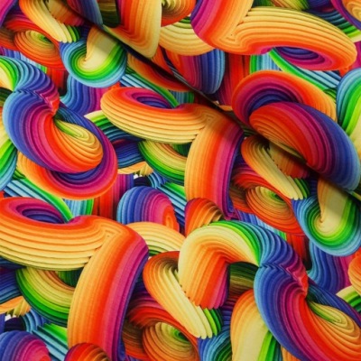 Dresówka Multikolor mazy