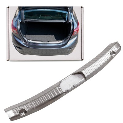 Mazda 3 2014- стальной молдинг порог багажника фото №1