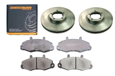 Гальмівні диски гальмівні колодки ford transit перед 254mm комплект  14' фото №1