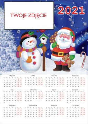 FOTO Kalendarz świąteczny prezent zdjęcie święta