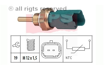 SENSOR TEMPERATURA DE AGUA FIAT DOBLO 1.3-1.9 00-  