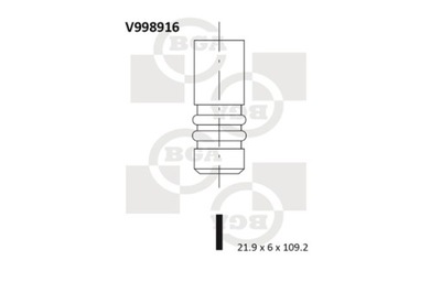 VOŽTUVAI ĮSIURBIMO I IŠMETIMO BGA V998916 