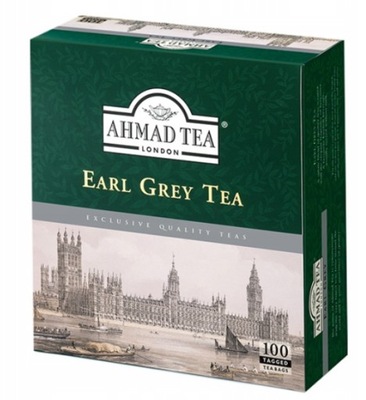 Herbata Ahmad Tea Earl Grey 100 Torebek