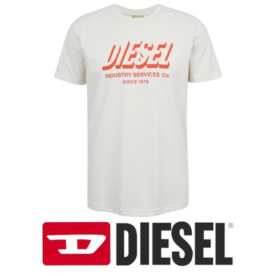 T-shirt koszulka męska DIESEL biała r. XL