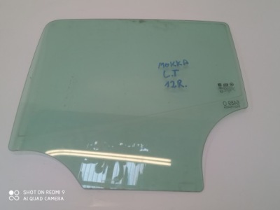 Opel mokka mokka x стекло дверь левый задняя левая задняя фото №1