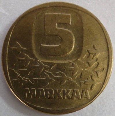 1386c - Finlandia 5 marek, 1982