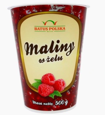 MALINA W ŻELU 50% DESEROWA 500 g