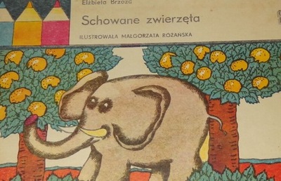 Malowanka Kolorowanka PRL Schowane zwierzęta