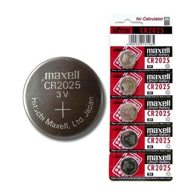 Maxell - litowa, guzikowa, CR2025, 3V