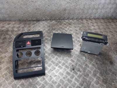 Рамка консолі середня бардачок верхній + радіо touran i 1k0035186d фото №1