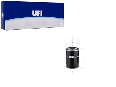 FILTRO ACEITES UFI  