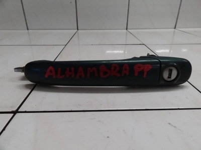 Seat alhambra mk1 2000 lift ручка зовнішня правий перед передня фото №1