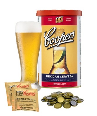 BREWKIT COOPERS MEXICAN CERVEZA Piwo Domowe Kapsle