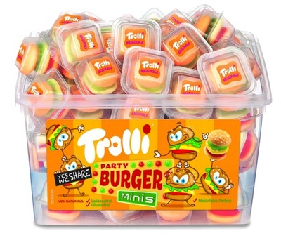 TROLLI | MINI BURGER | ŻELKI | 60 szt