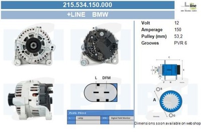 BV PSH 215.534.150.000 ГЕНЕРАТОР