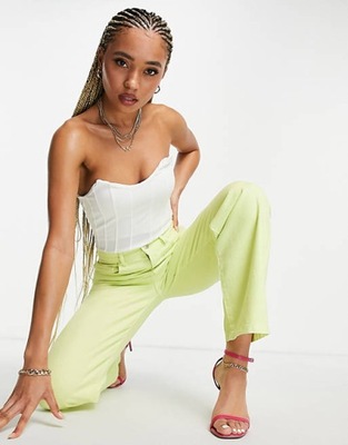 MISSGUIDED ŚMIETANKOWE BODY OKRYTE RAMIONA (34)