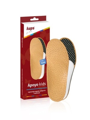 Skórzane wkładki do butów dla dzieci - Kaps Apoyo Kids