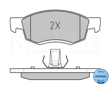 КОЛОДКИ ТОРМОЗНЫЕ RENAULT DACIA MEYLE