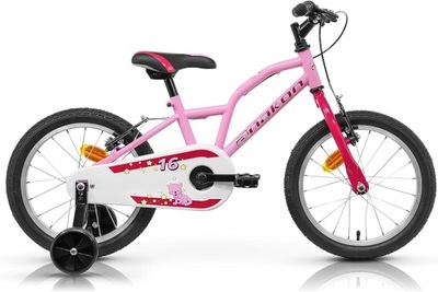 Rower różowy dla dziewczynki Anakon Hawk 16''