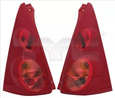 Лампа задняя peugeot 107 05- /l/tyc фото №1