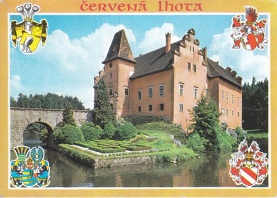 CZECHY - CERVENA LHOTA - ZAMEK - HERB - HERBY