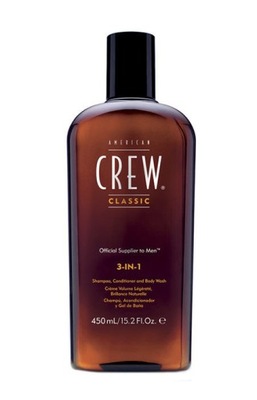 American Crew 3-IN-1 Shampoo, Conditioner & Body Wash Szampon do włosów 450