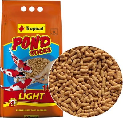 TROPICAL Pond Sticks Light 10L Pokarm do Oczka