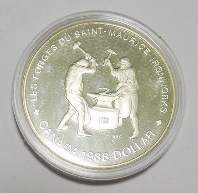 KANADA 1 dollar 1988