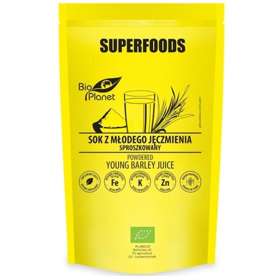 SOK Z MŁODEGO JĘCZMIENIA SPROSZKOWANY BIO 150 g - BIO PLANET