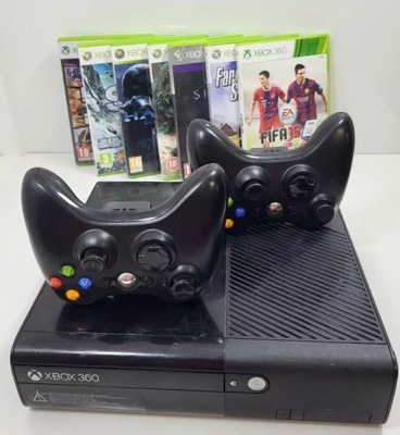 KONSOLA XBOX 360E 250 GB 2 PADY GRATISY !