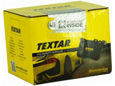 Тормозные колодки задняя textar 2552001 фото №1