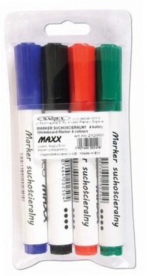 Marker suchościeralny Maxx 4 kolory