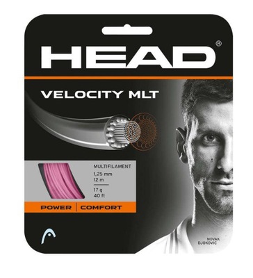 Naciąg HEAD VELOCITY MLT Pink 1.30 mm