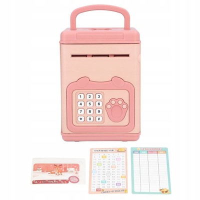 SKARBONKA SEJF ISO TRADE RÓŻOWY