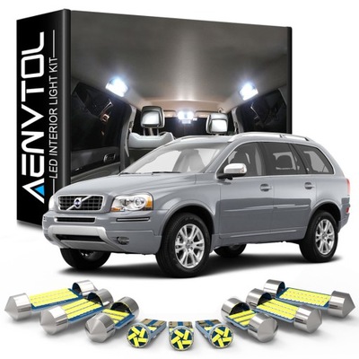 ILUMINACIÓN INTERIOR DIODO LUMINOSO LED VOLVO XC90 2002-2011 6000K  